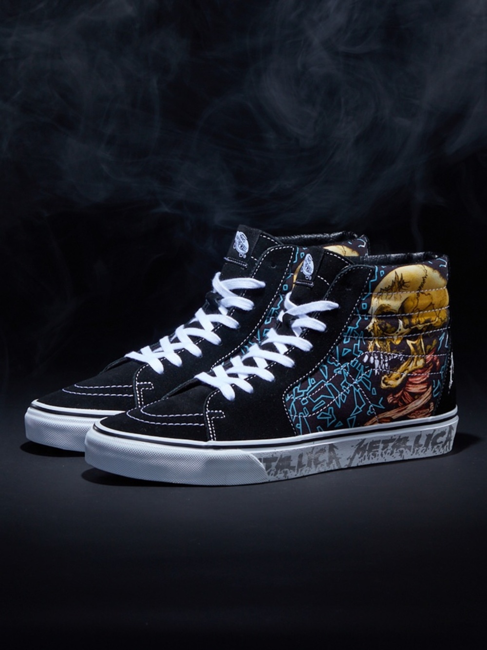 Vans Sk8-Hi Metallica The Black Album 30th Anniversary Adult 8